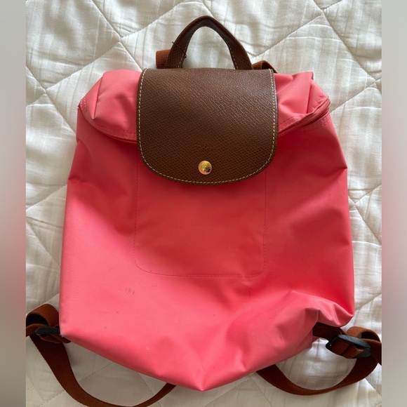 Longchamp coral backpack - Picture 1 of 8